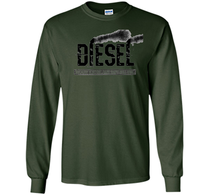 Diesel Rolling Coal T-Shirt Black Smoke Lifted Truck T-shirt Forest Green
