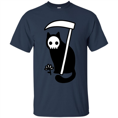 Cat Grimm Reaper T-shirt Navy