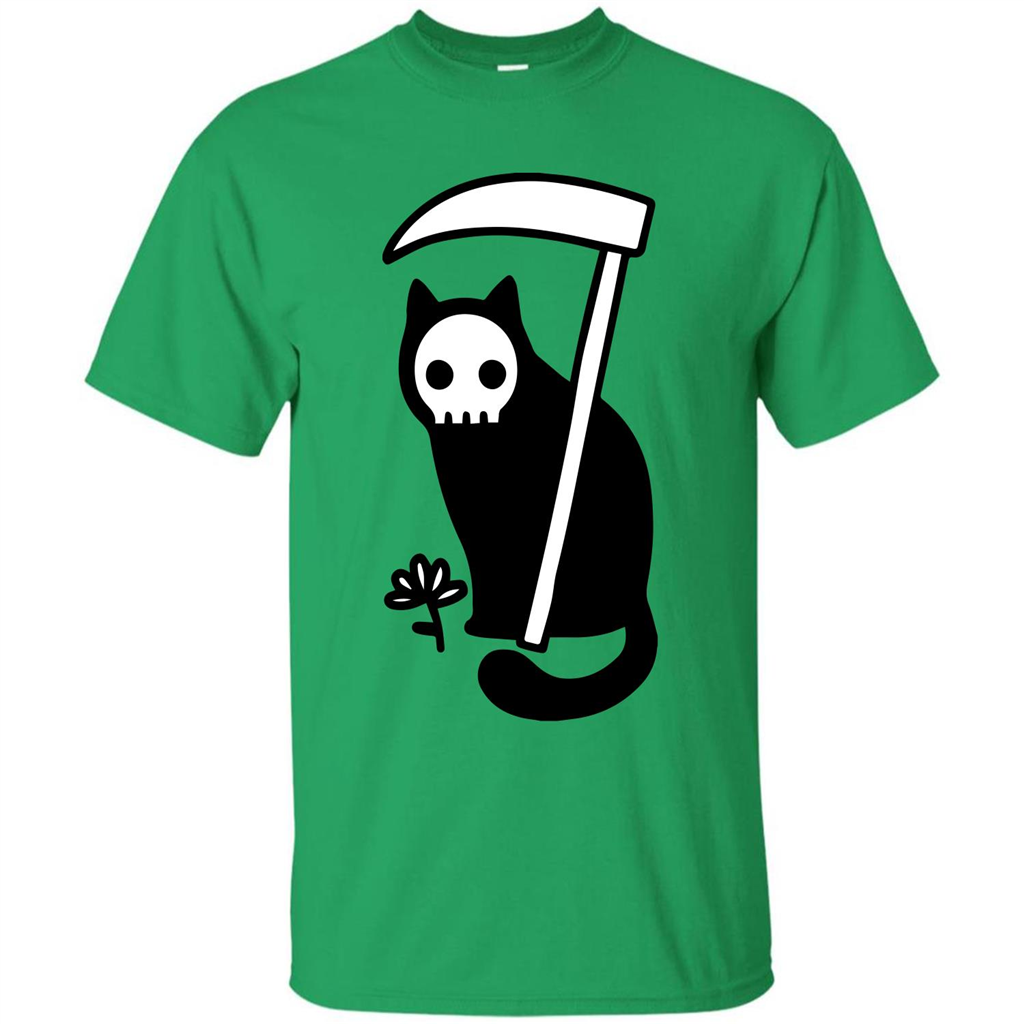 Cat Grimm Reaper T-shirt Irish Green