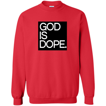Christian T-shirt God Is Dope T-shirt Red