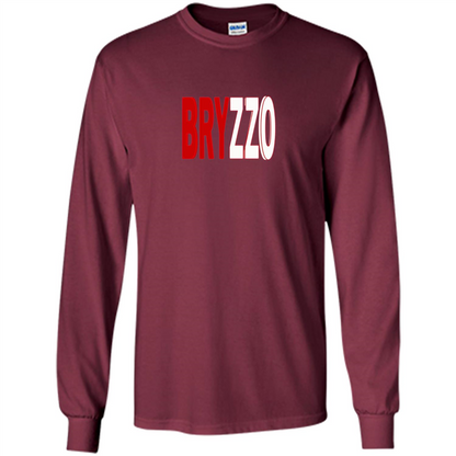 Bryzzo Bryant and Rizzo Funny Baseball T-shirt Maroon