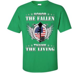 Honor The Fallen Thank The Living T-Shirt Memorial's Day t-shirt