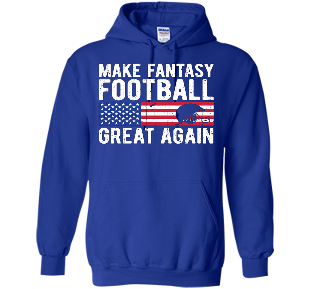 Football T-shirt Make Fantasy Football Great Again Royal
