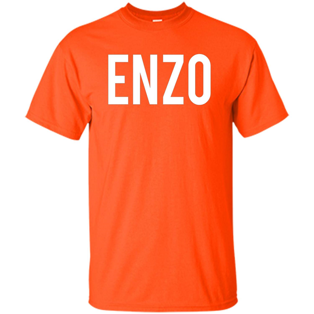 Enzo T-Shirt - Cool New Funny Name Orange
