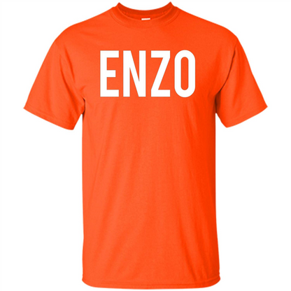 Enzo T-Shirt - Cool New Funny Name Orange