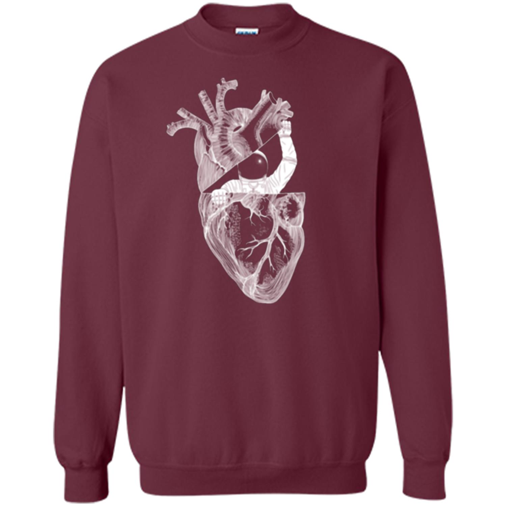 My Space T-shirt Heart T-shirt Maroon