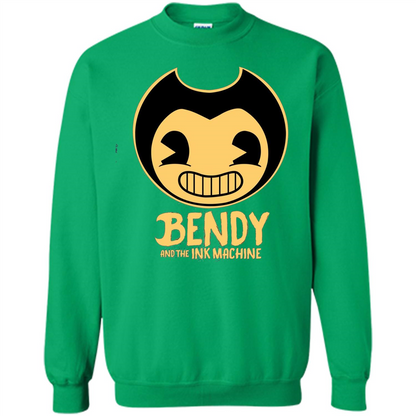Cartoon Internet Game T-shirt Bendy And The Ink Machine Irish Green