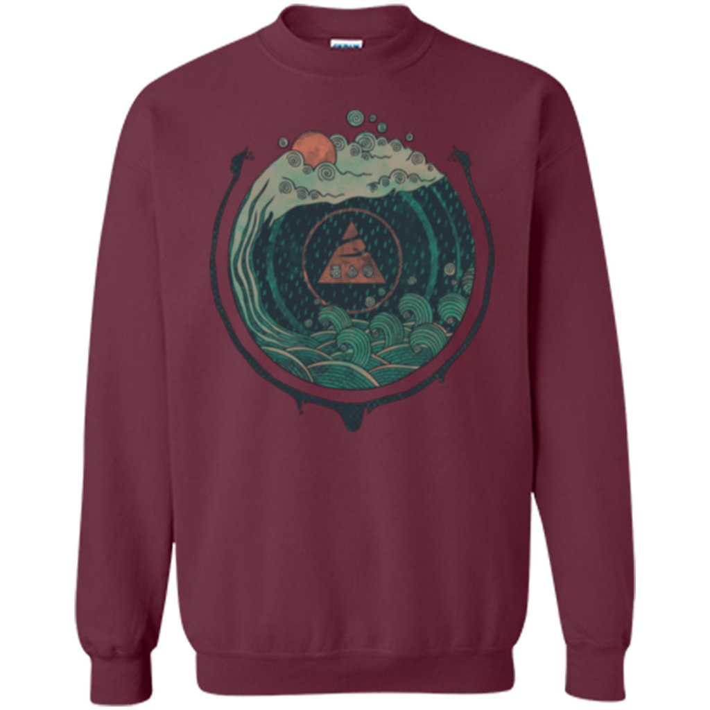 Water T-shirt Maroon