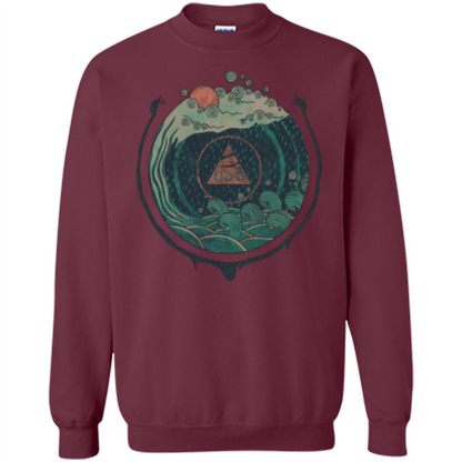 Water T-shirt Maroon