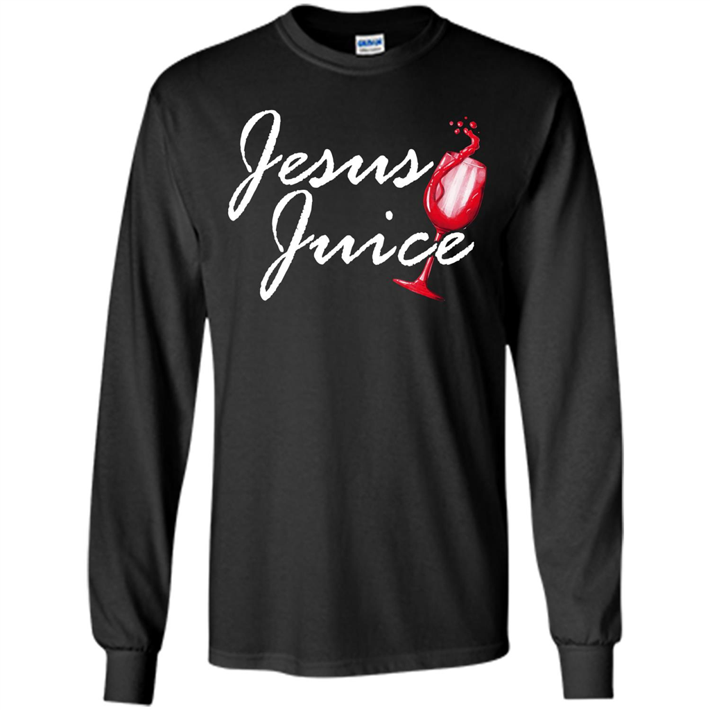Wine T-shirt Jesus Juice Black