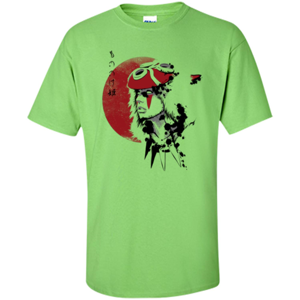 Red Sun Princess T-shirt Lime
