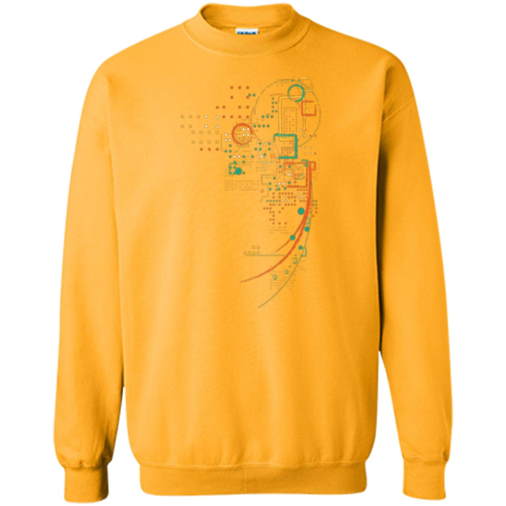 City Grid T-shirt Gold