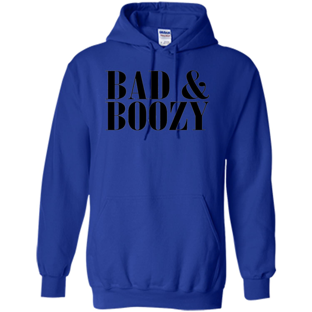 Bad And Boozy T-shirt Summer Beer Funny T-shirt Royal