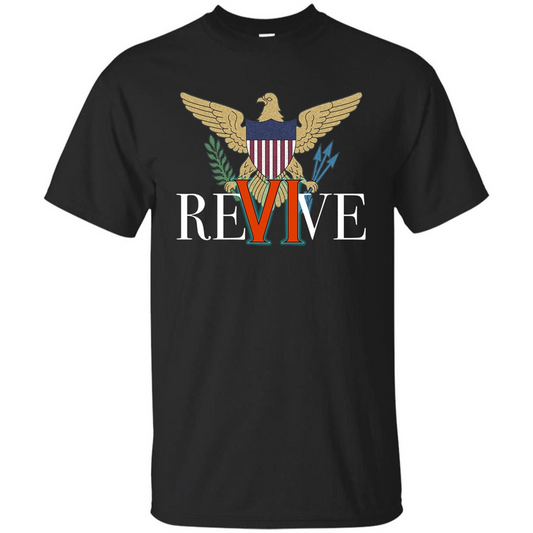 Revive the VI US Virgin Islands Strong T-shirt Black