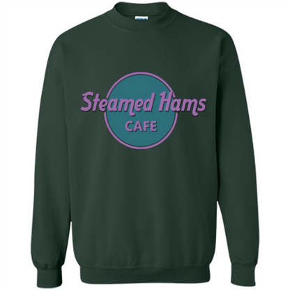 Steamed Hams Cafe T-shirt Forest Green