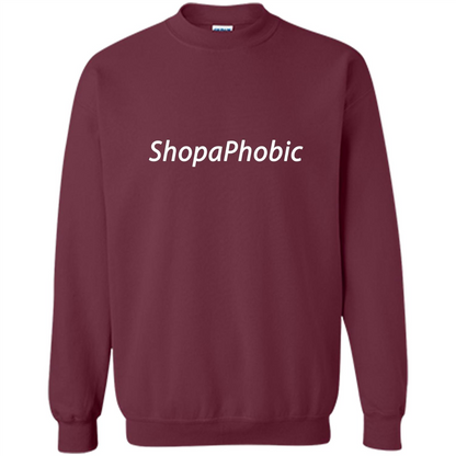 Shopaphobic T-shirt Maroon