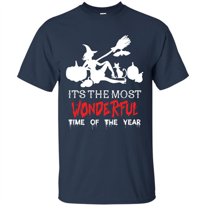 Halloween T-shirt It’s The Most Wonderful Time Of The Year Navy