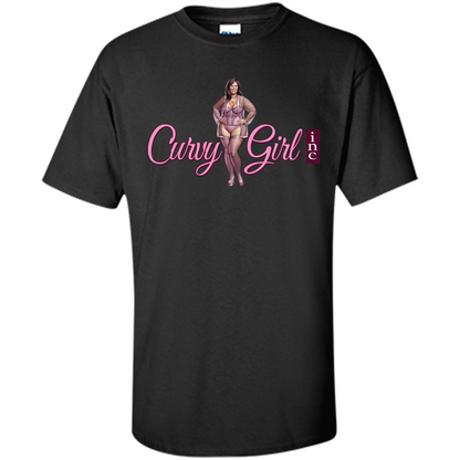 Curvy Girl T-shirt Black