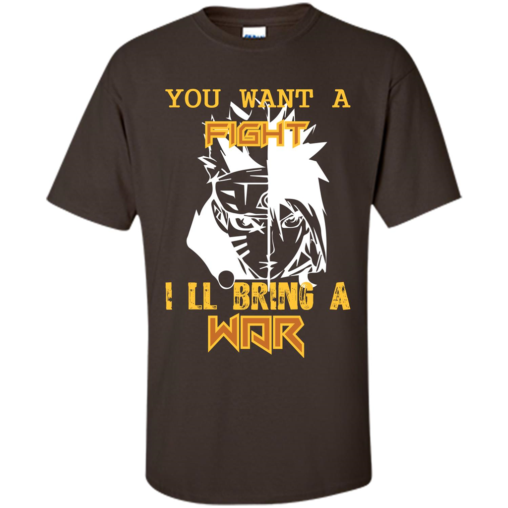 Movie T-shirt You Want A Fight I_Ñéll Bring A War Dark Chocolate