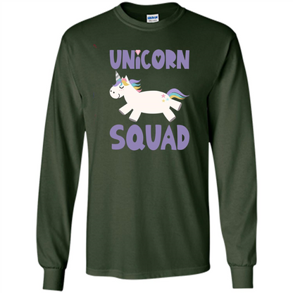Unicorn Squad T-shirts Rainbow Fantasy Gift Princess Costume T-shirt Forest Green
