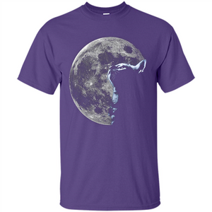 Cat Lover T-shirt Cat And Moon