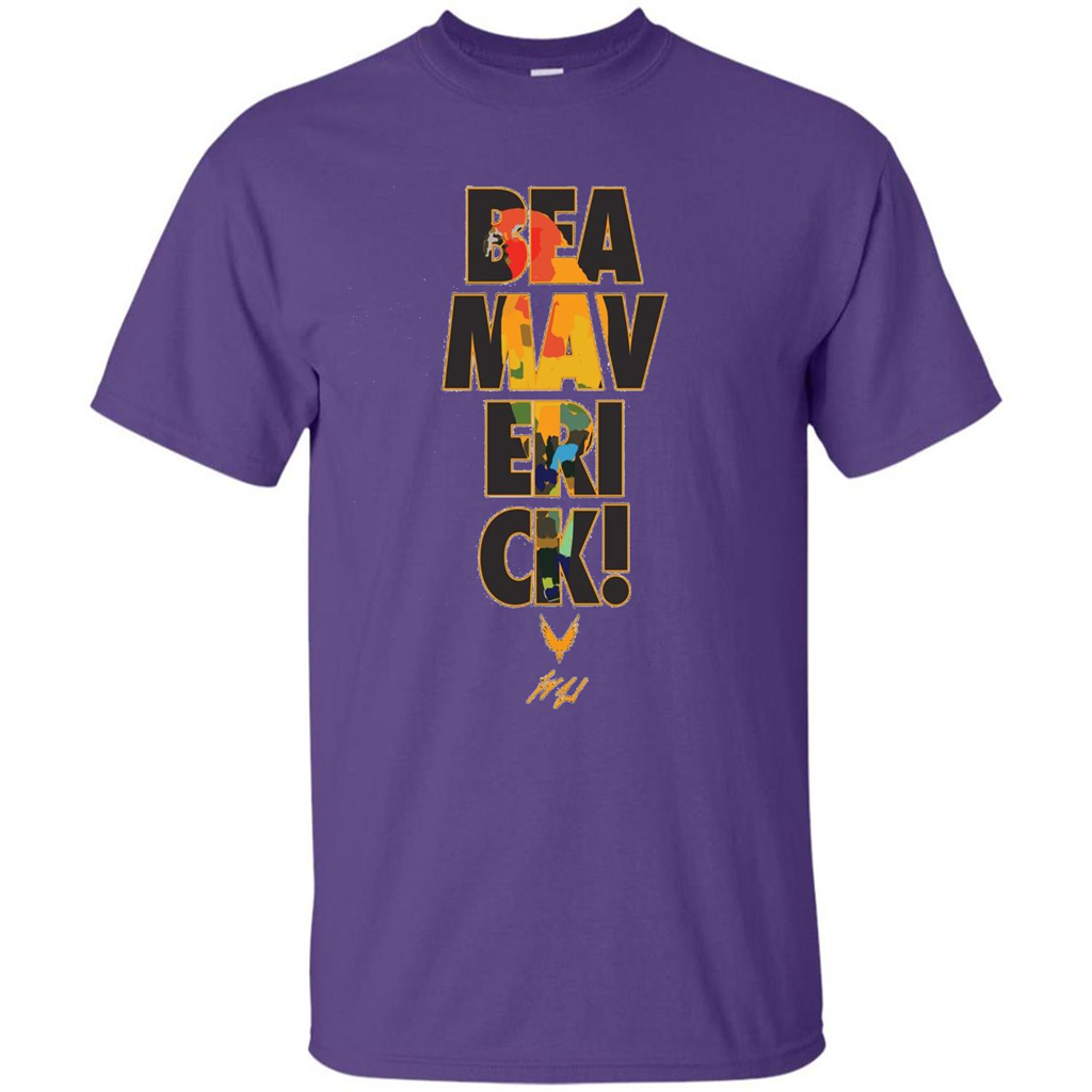 Be A Maverick T-shirt Purple