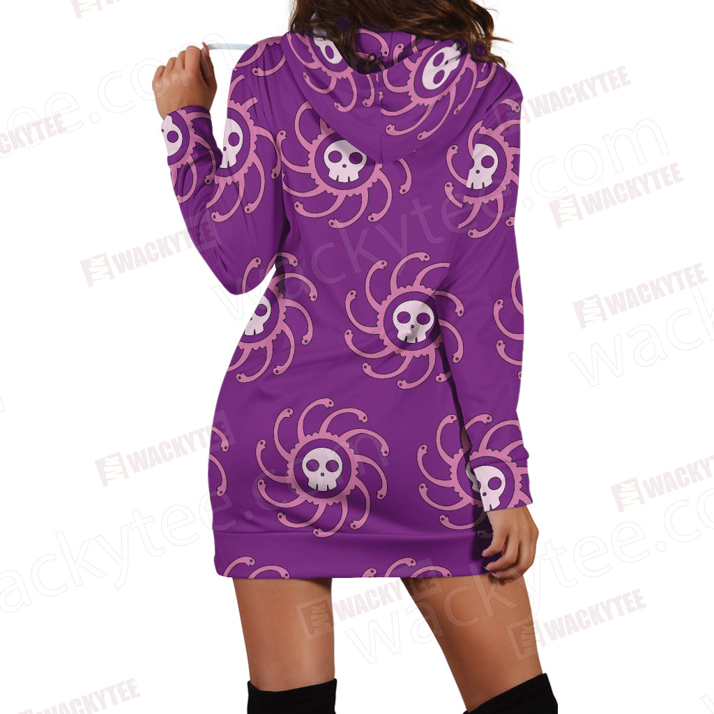 One Piece Boa Hancock 3D Hoodie Dress