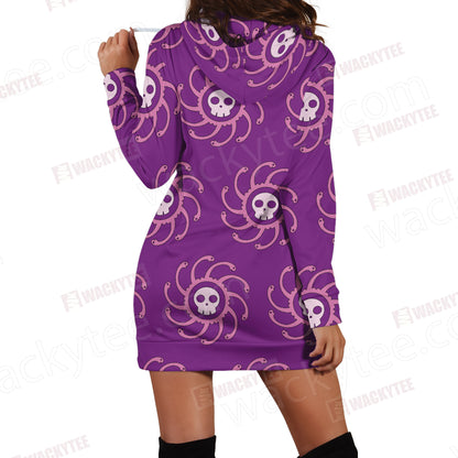 One Piece Boa Hancock 3D Hoodie Dress