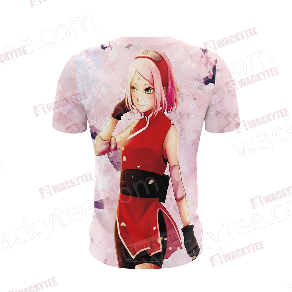 Naruto Sakura Haruno Unisex 3D T-shirt