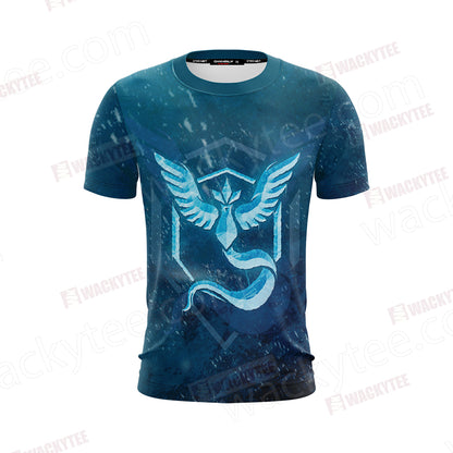 Team Mystic Pokemon Go New Unisex 3D T-shirt