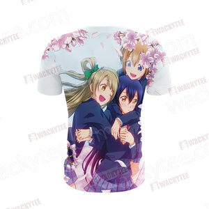 Love Live! School Idol Project Honoka, Umi and Kotori 3D T-shirt