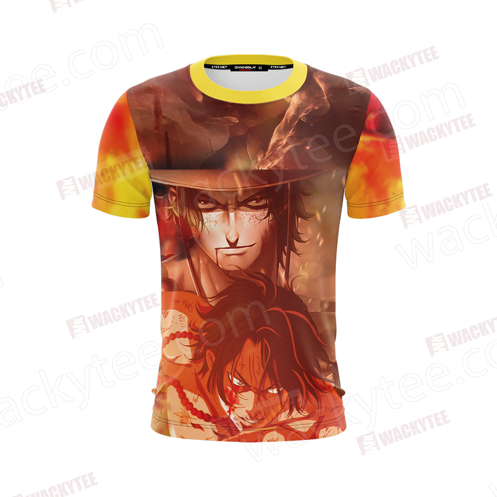 One Piece Ace Unisex 3D T-shirt