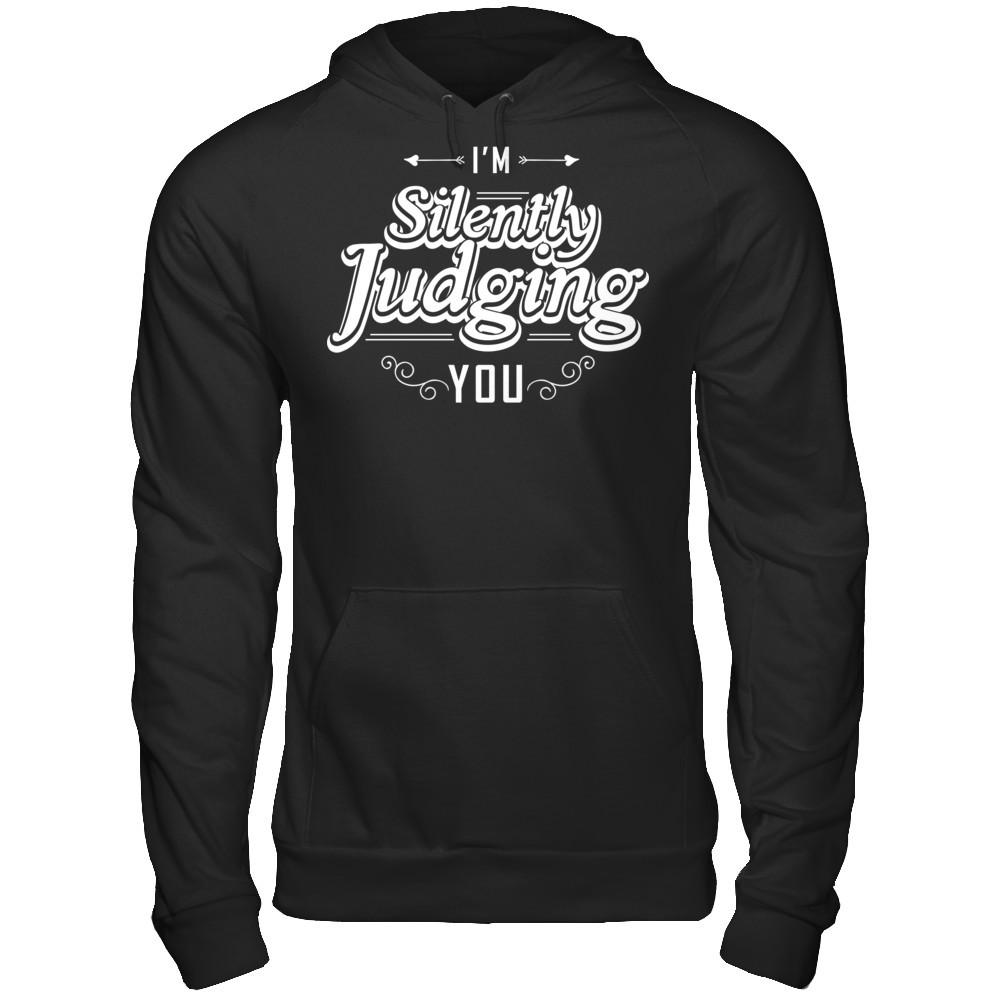 I'm Silently Judging You T-shirt Gildan - Pullover Hoodie Black