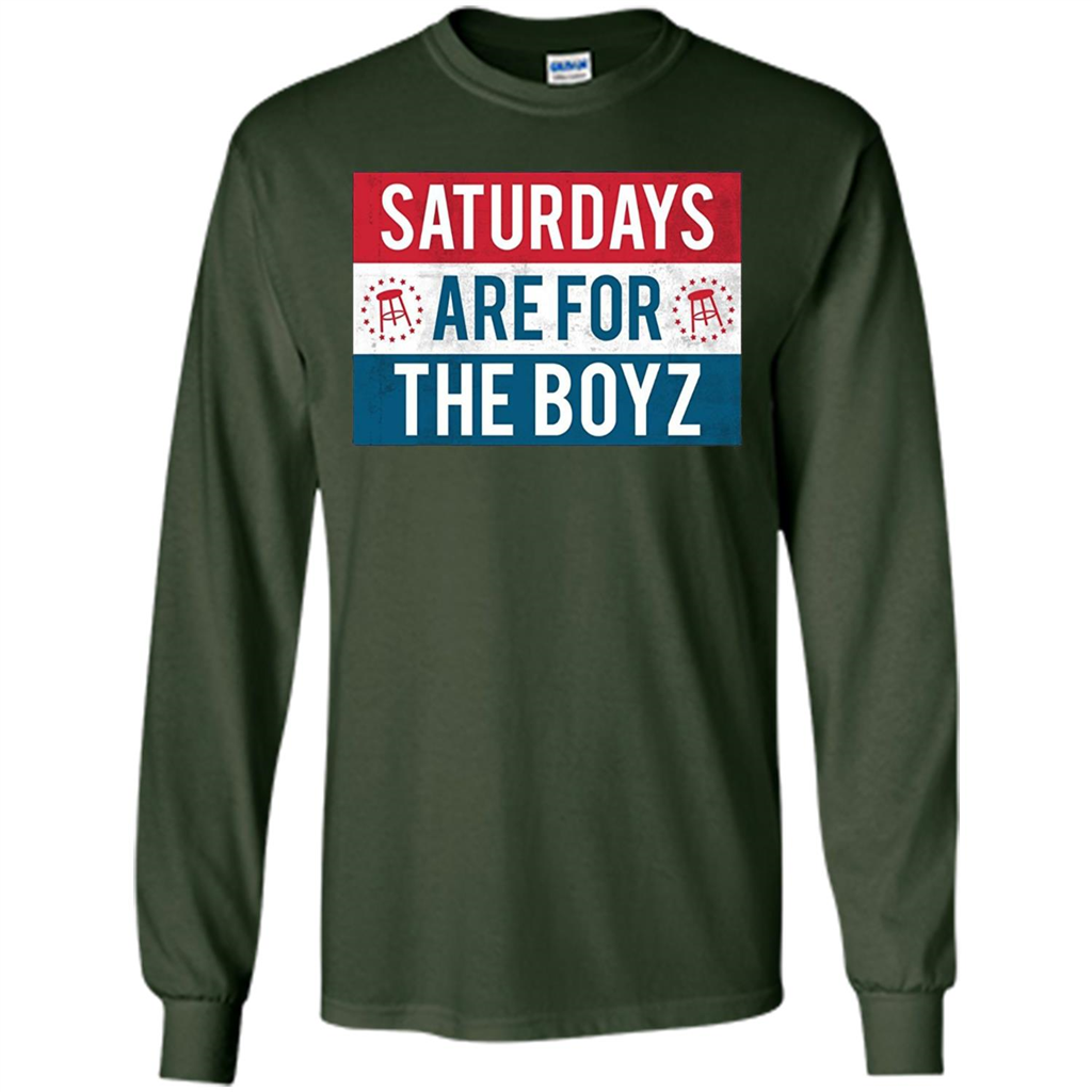Saturdays Are For The Boyz T-shirt Forest Green