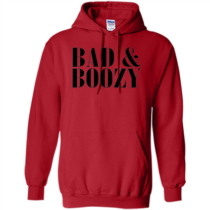 Bad And Boozy T-shirt Summer Beer Funny T-shirt Red
