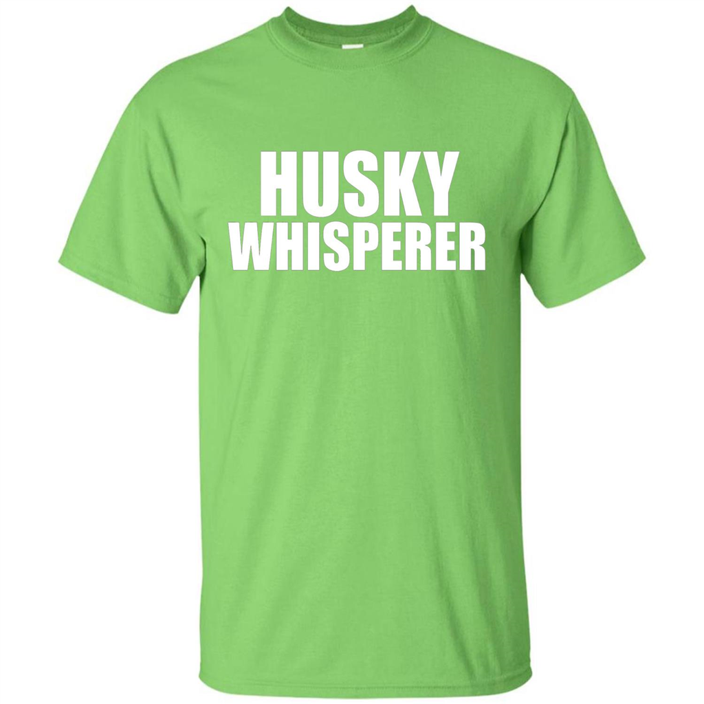 Husky Whisperer T-shirt Lime