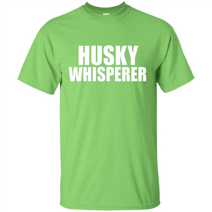 Husky Whisperer T-shirt Lime