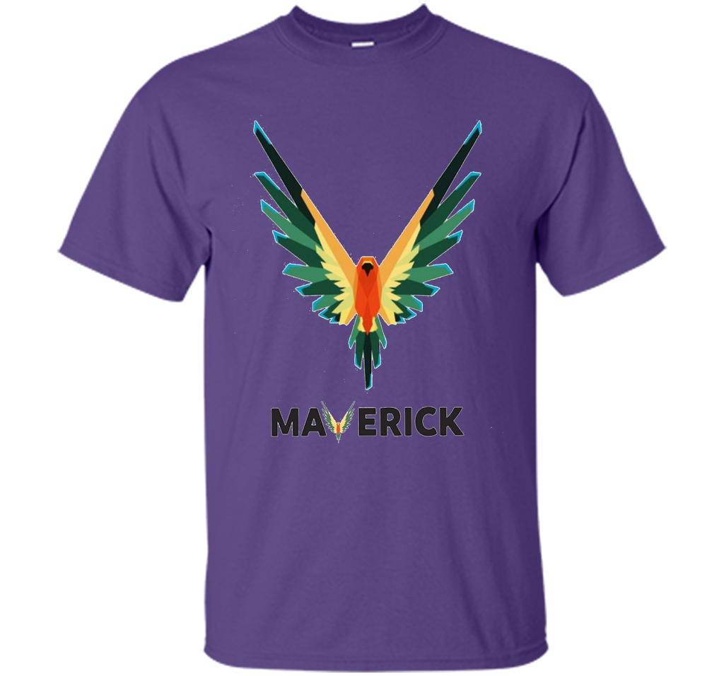 Vibrant T-Shirt Be A Maverick T-shirt Purple