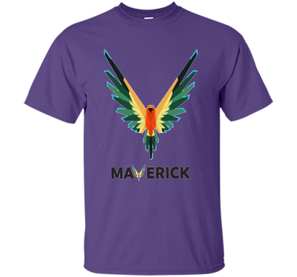 Vibrant T-Shirt Be A Maverick T-shirt Purple