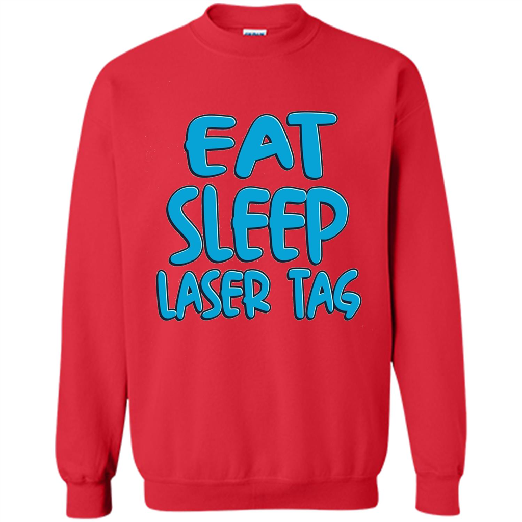 Eat Sleep Laser Tag T-shirt Red