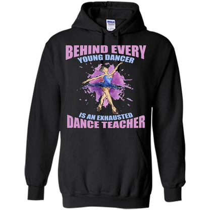 Dancer T-shirt Behind Every Young Dancer Black