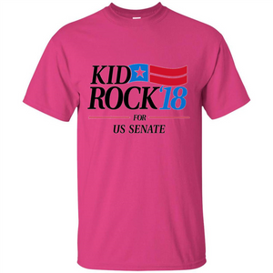 Kid for US Senate 2018 Political T-Shirt In Rock We Trust T-shirt