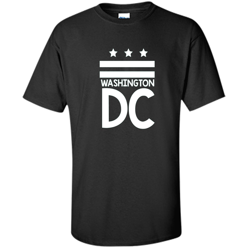 DC Flag T-shirt - Washington DC T-Shirt Black