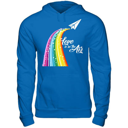 Love Is In The Air T-shirt Gildan - Pullover Hoodie Royal