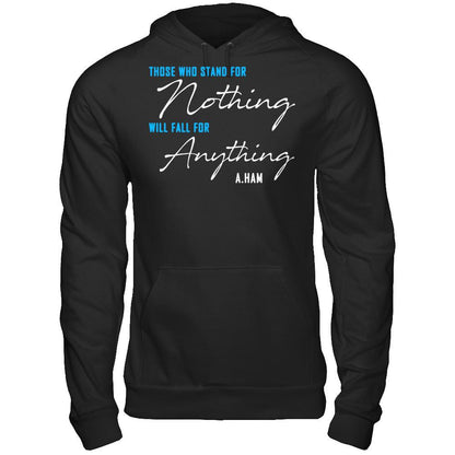 Alexander Hamilton Quotes T-shirt Gildan - Pullover Hoodie Black