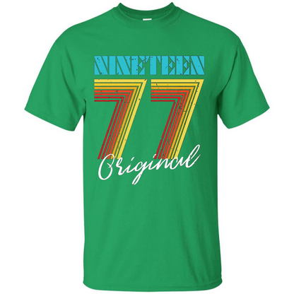 Original 1977 Birthday T-shirt Irish Green