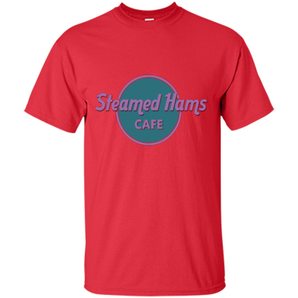 Steamed Hams Cafe T-shirt Red