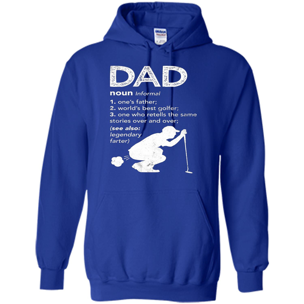 Father's Day T-shirt Funny Dad Definition Royal