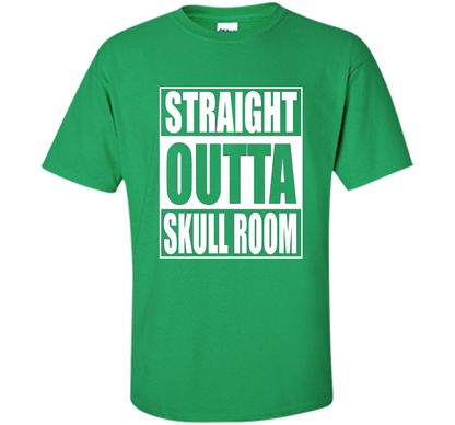 Straight Outta Skull Room Chiari Malformation T-shirt Irish Green