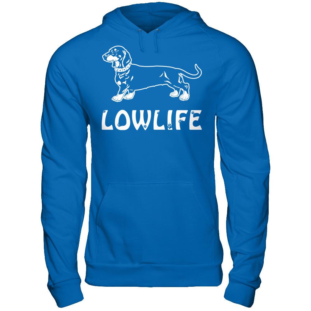 Love Dachshund - Lowlife Gildan - Pullover Hoodie Royal